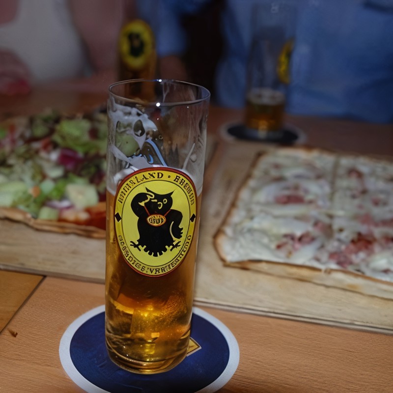 Эльзасский пирог к пиву (Тарт фламбе)