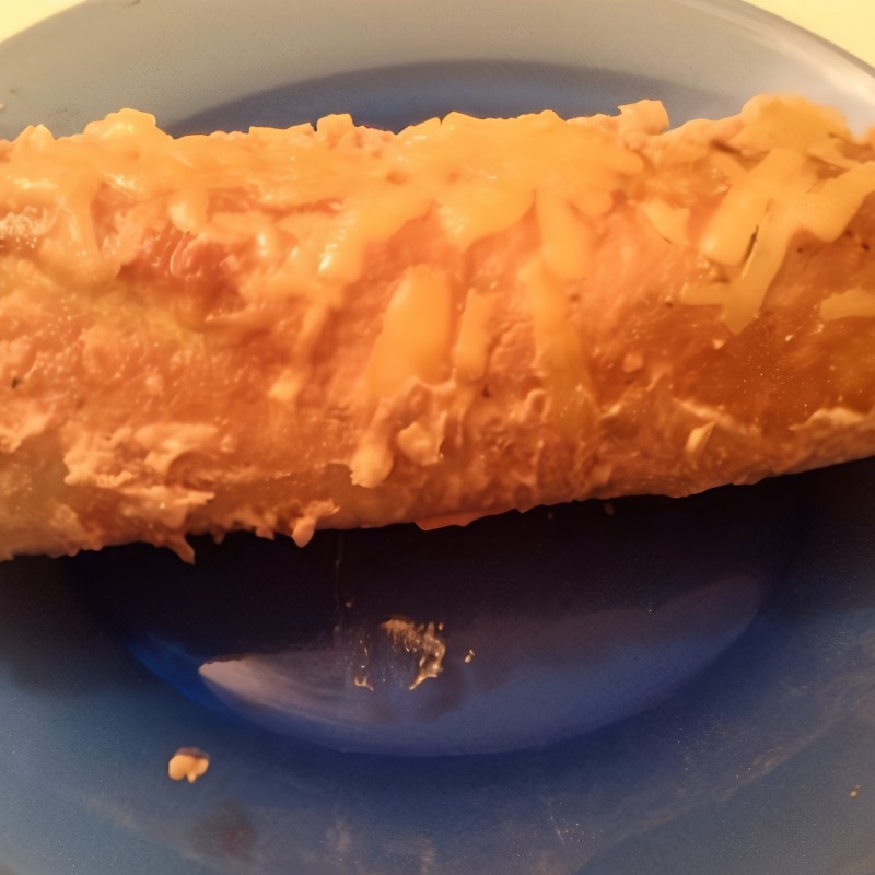 Энчилада с мясом и творогом