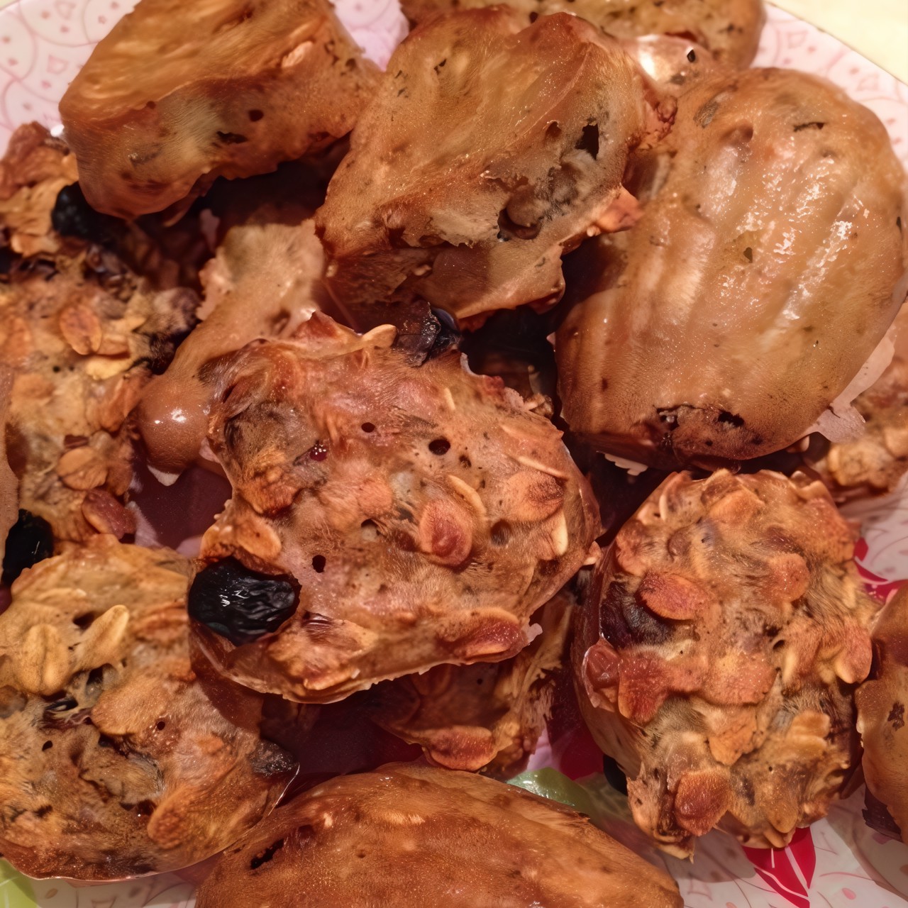 Энергетические овсяные печеньки