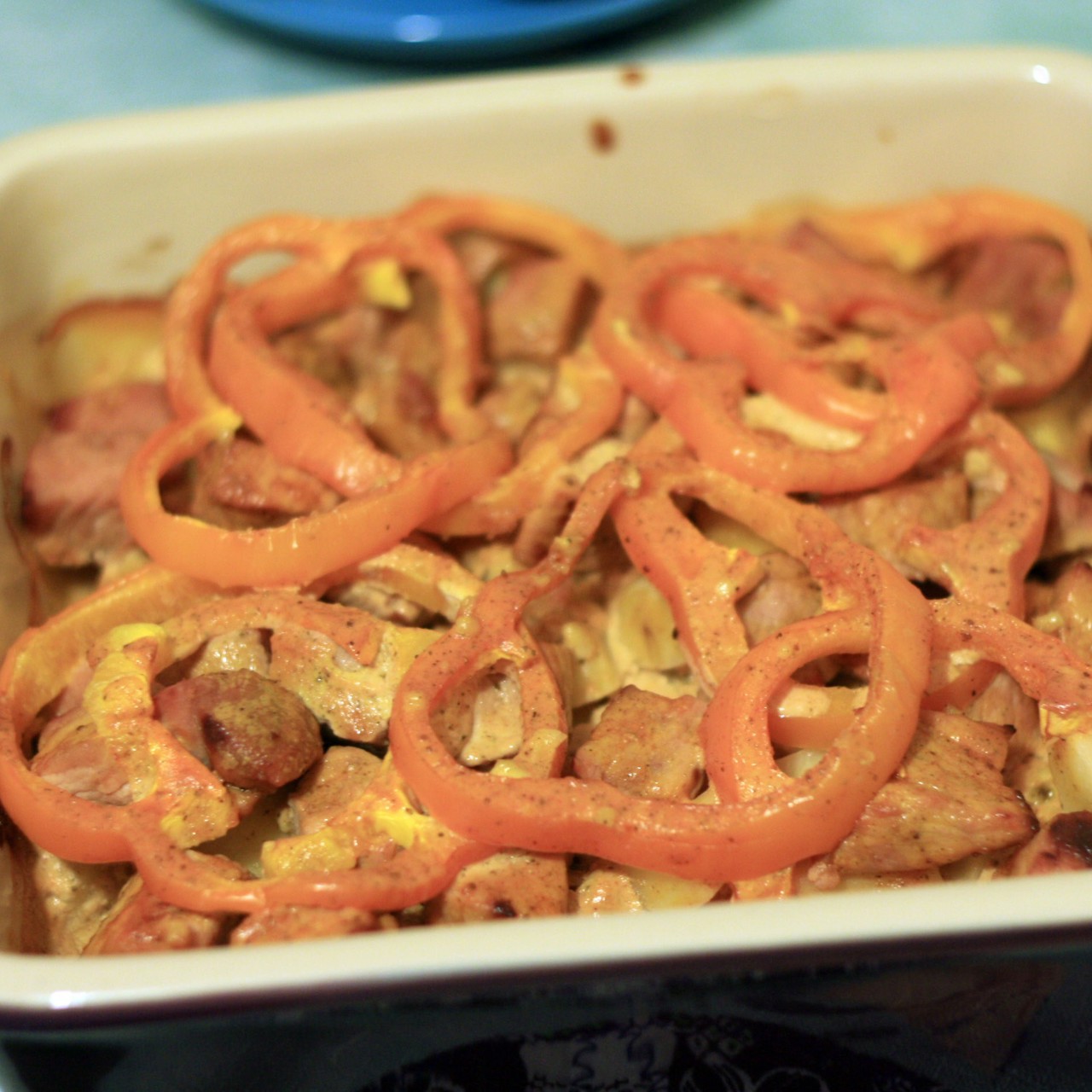 Эскалоп в чесночно-сметанном соусе