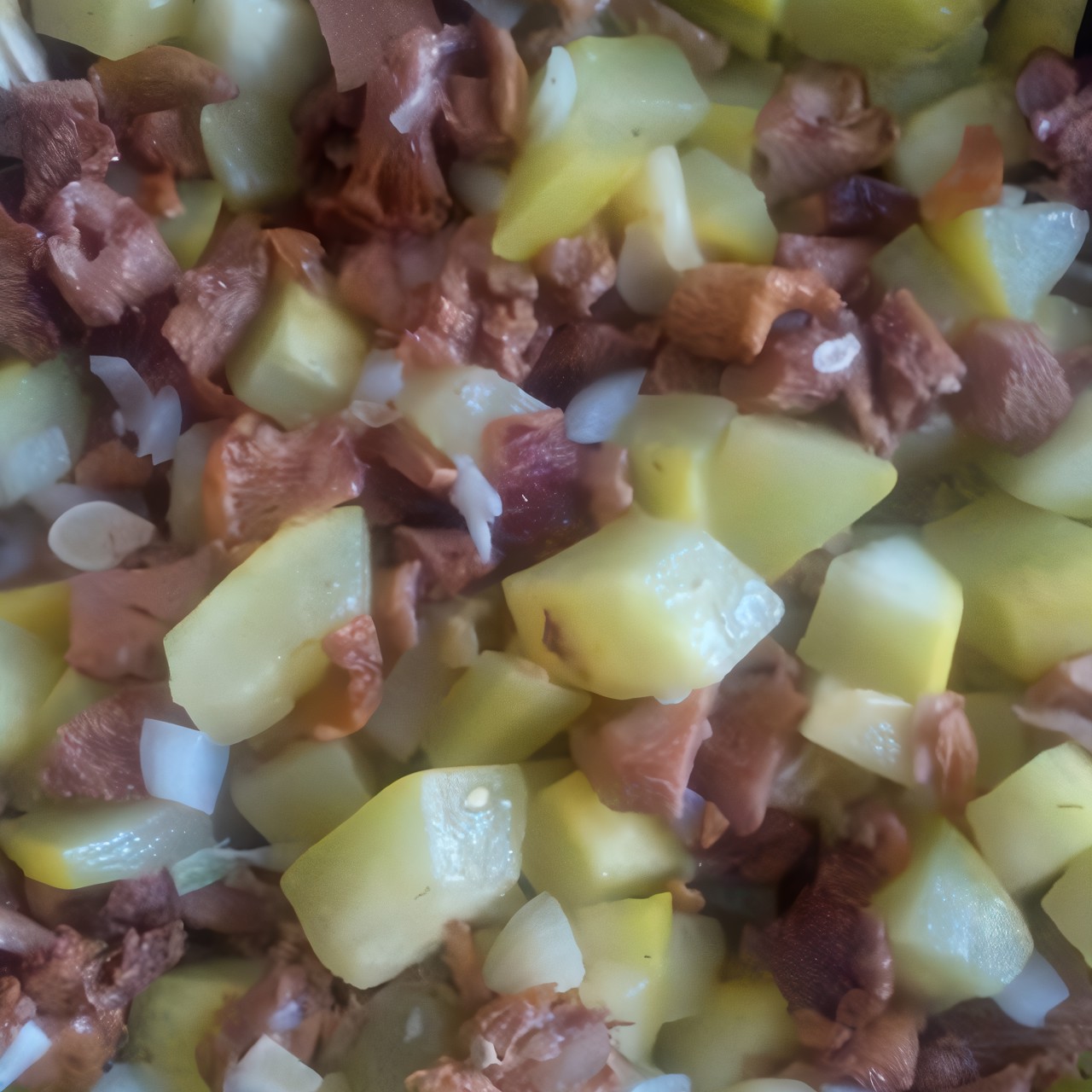 Кабачки с лисичками под сливочно-чесночном соусом с помидорами