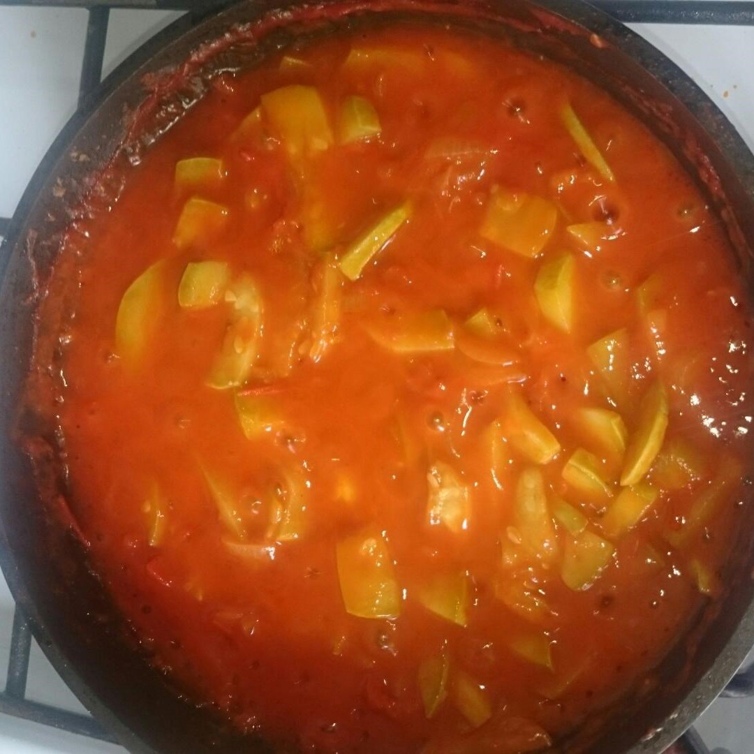 Кабачковая икра со сладким перцем