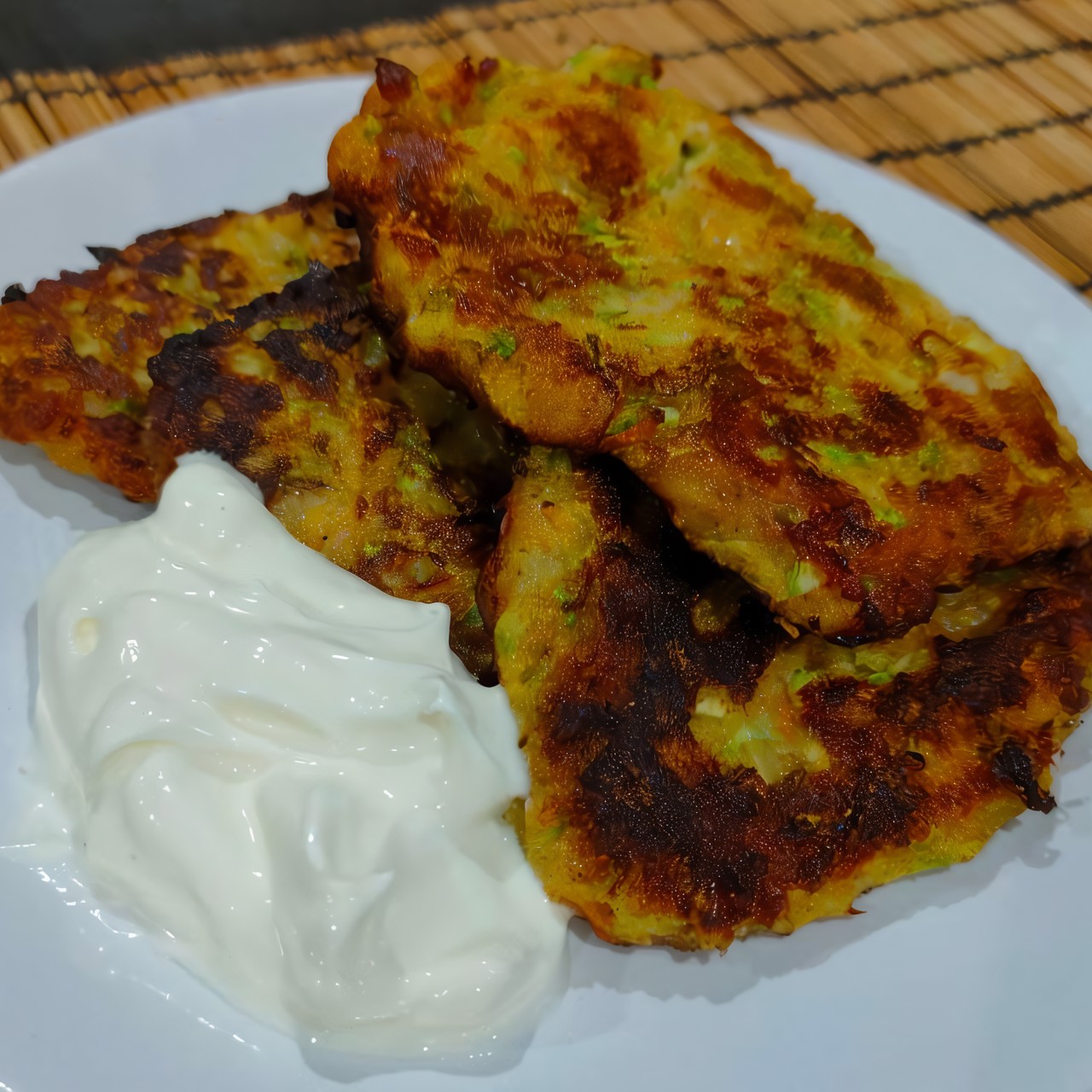 Кабачковые оладьи