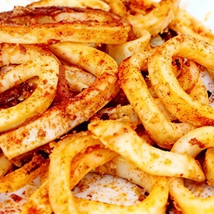 Кальмары с паприкой