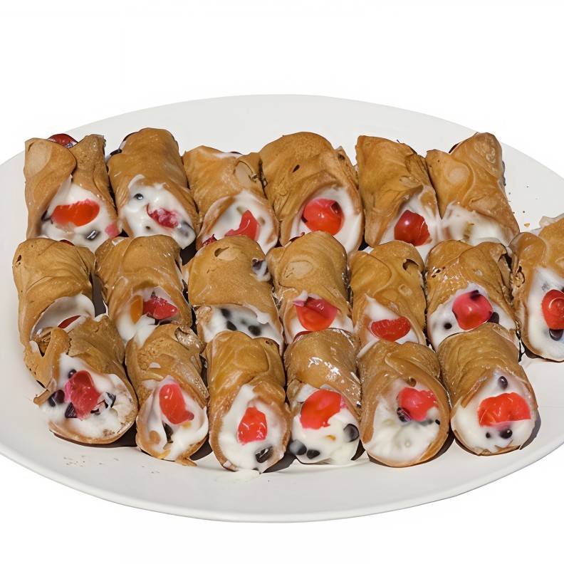 Канноли с ягодами