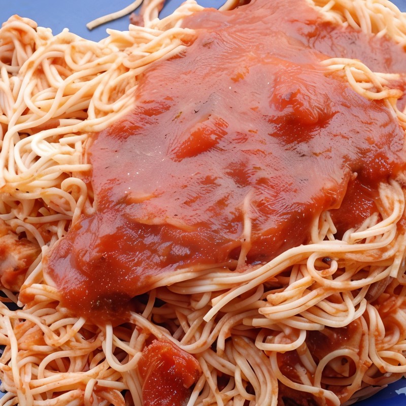 Капеллини с пряным водочным соусом