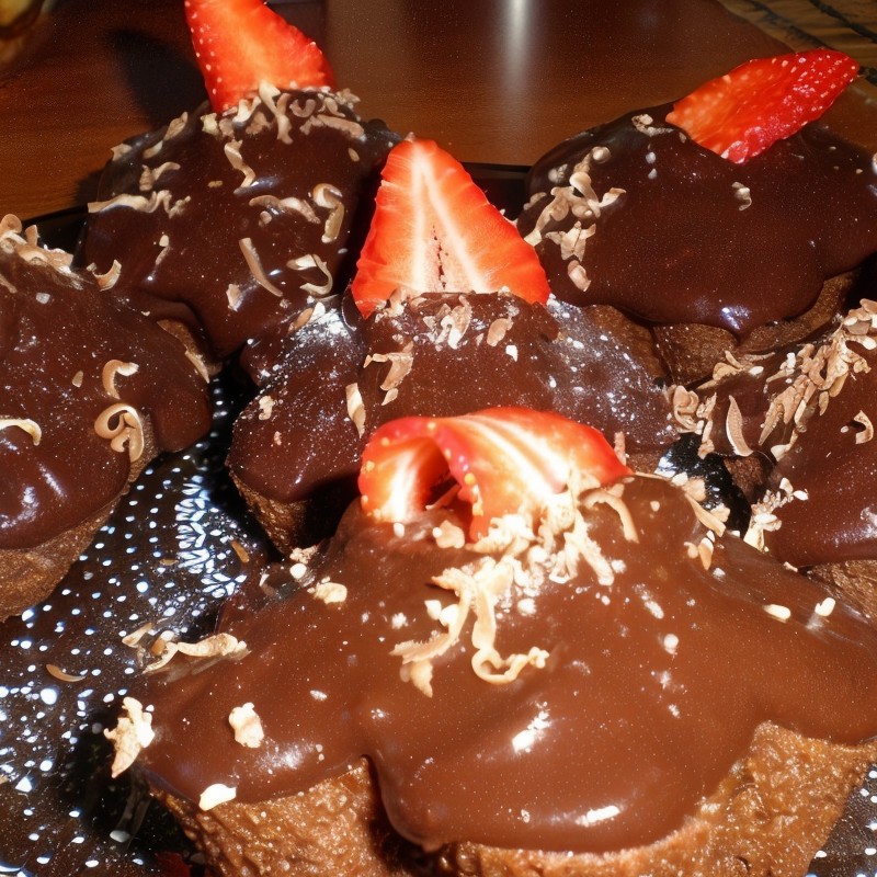 Капкейки шоколадные со сметанным кремом