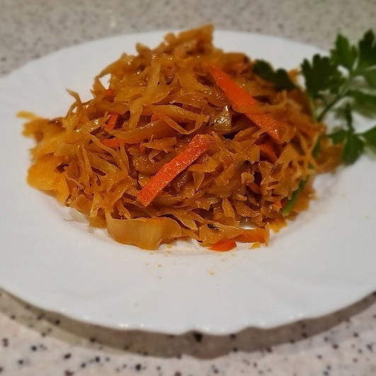 Капуста тушеная