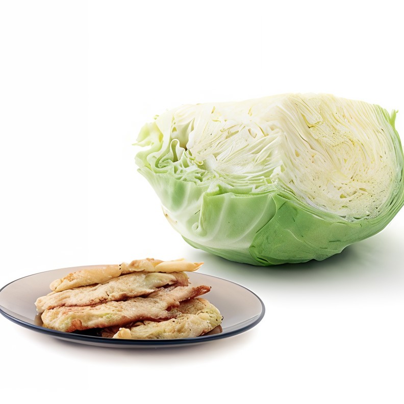 Капустные оладьи с манкой