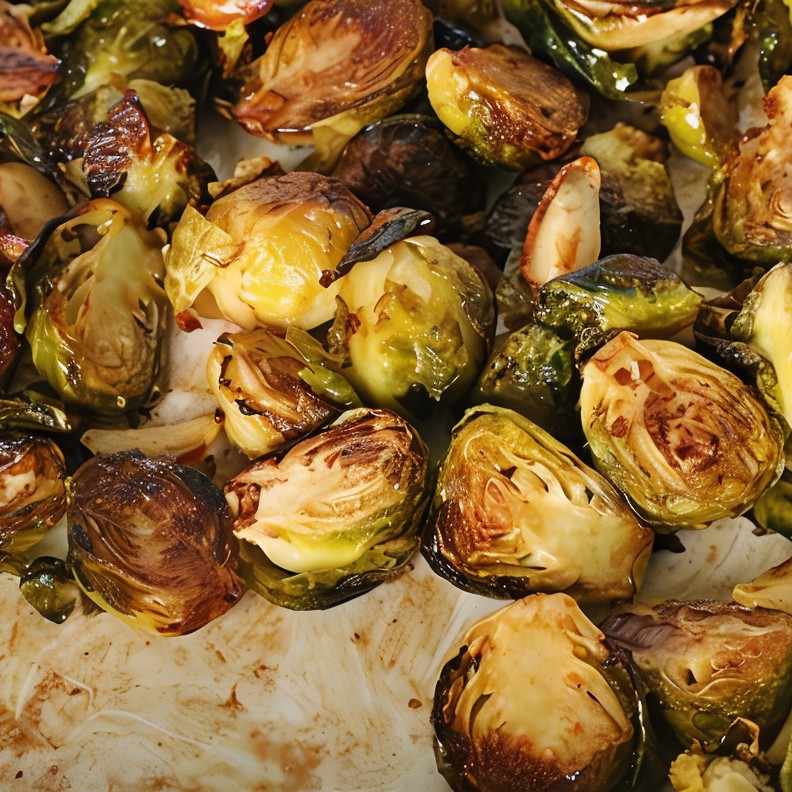 Карамелизованная брюссельская капуста
