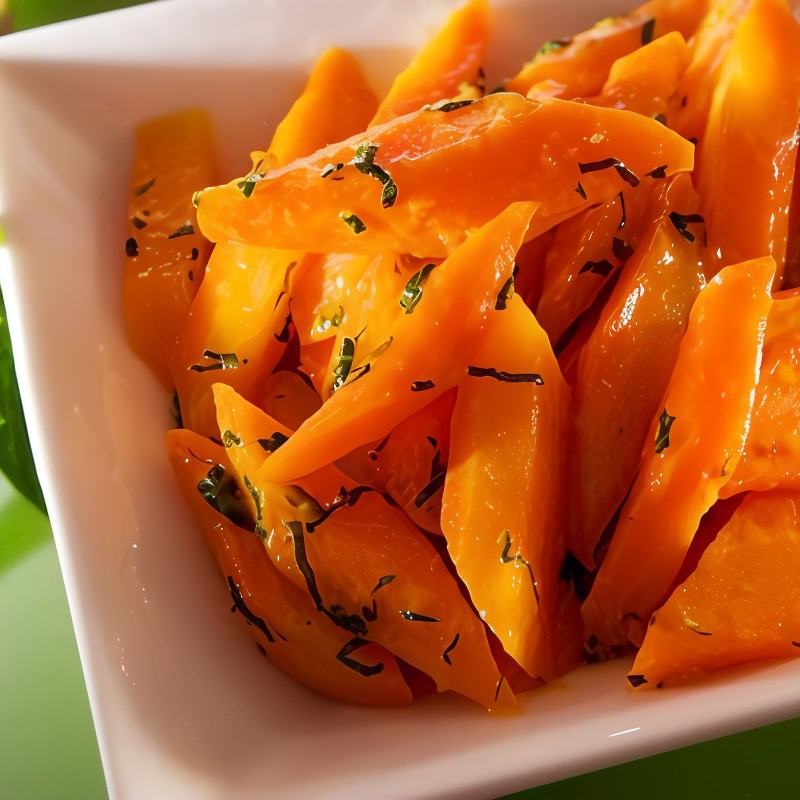 Карамелизованная морковь в кленовом сиропе