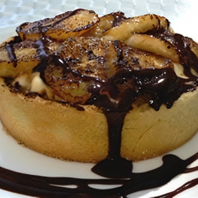 Карамельно-банановый пирог