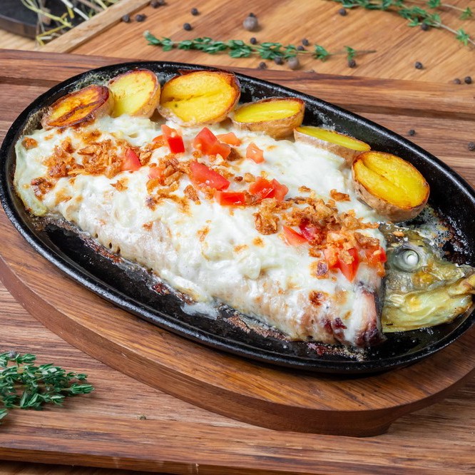 Караси в сметанном соусе