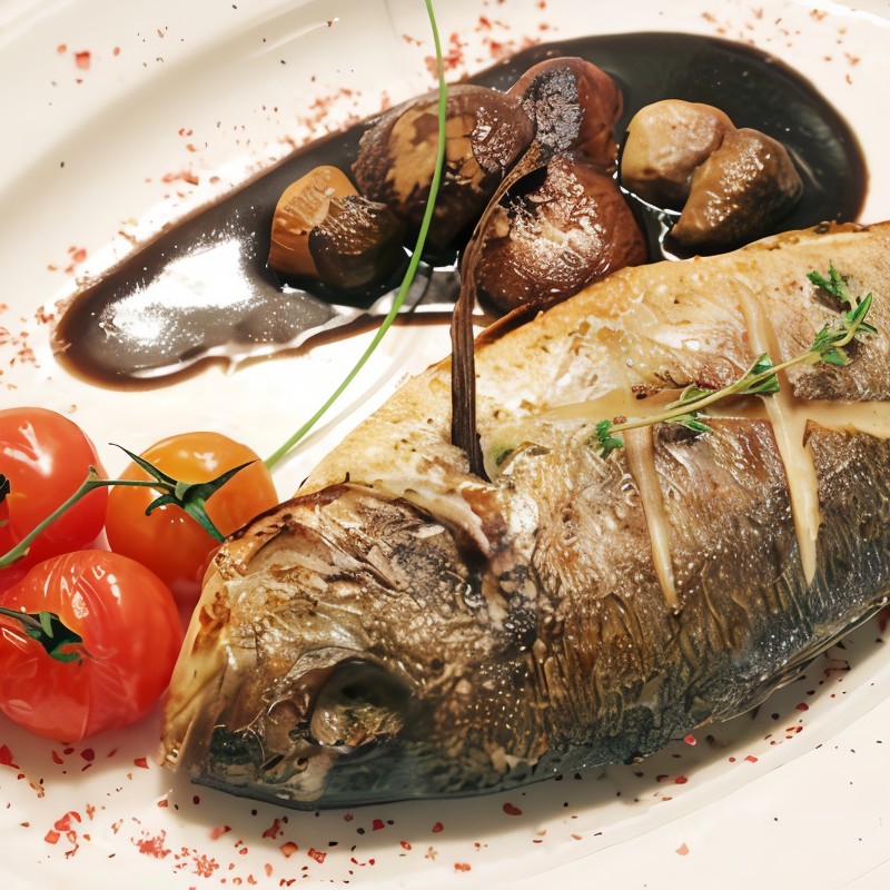 Карп, фаршированный овощами