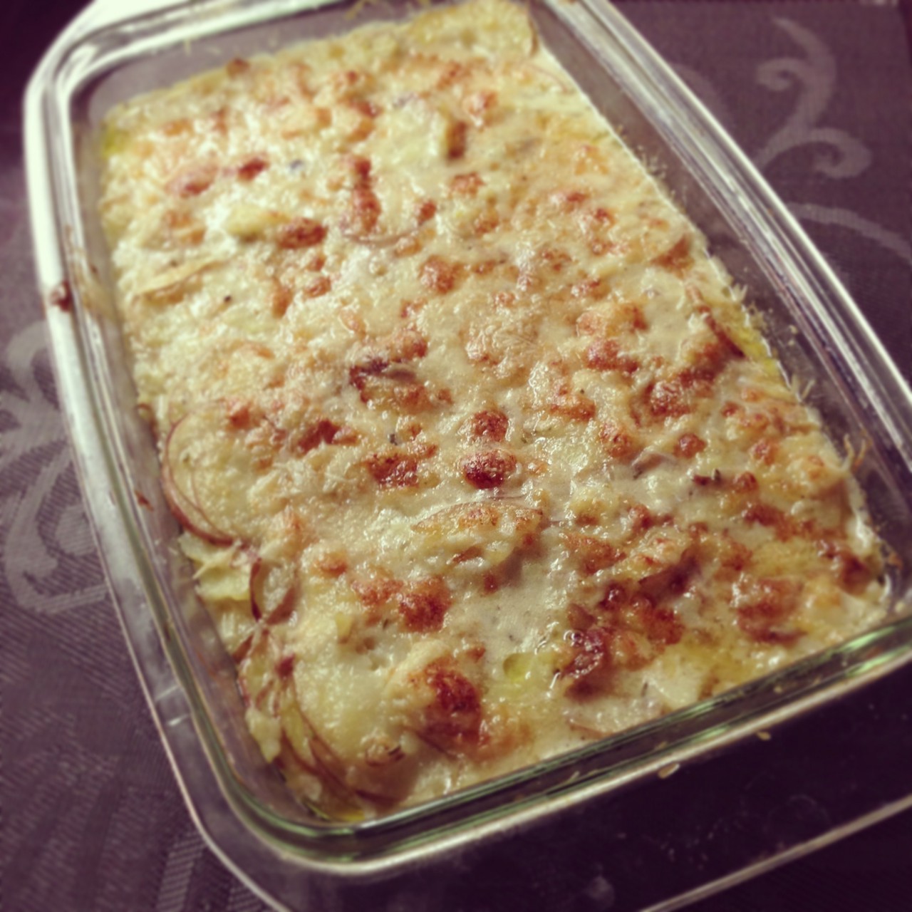 Картофель дофине с анчоусами