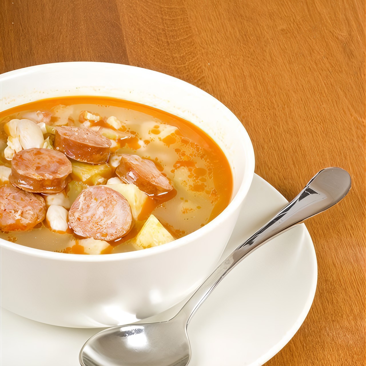 Картофель с чоризо и паприкой