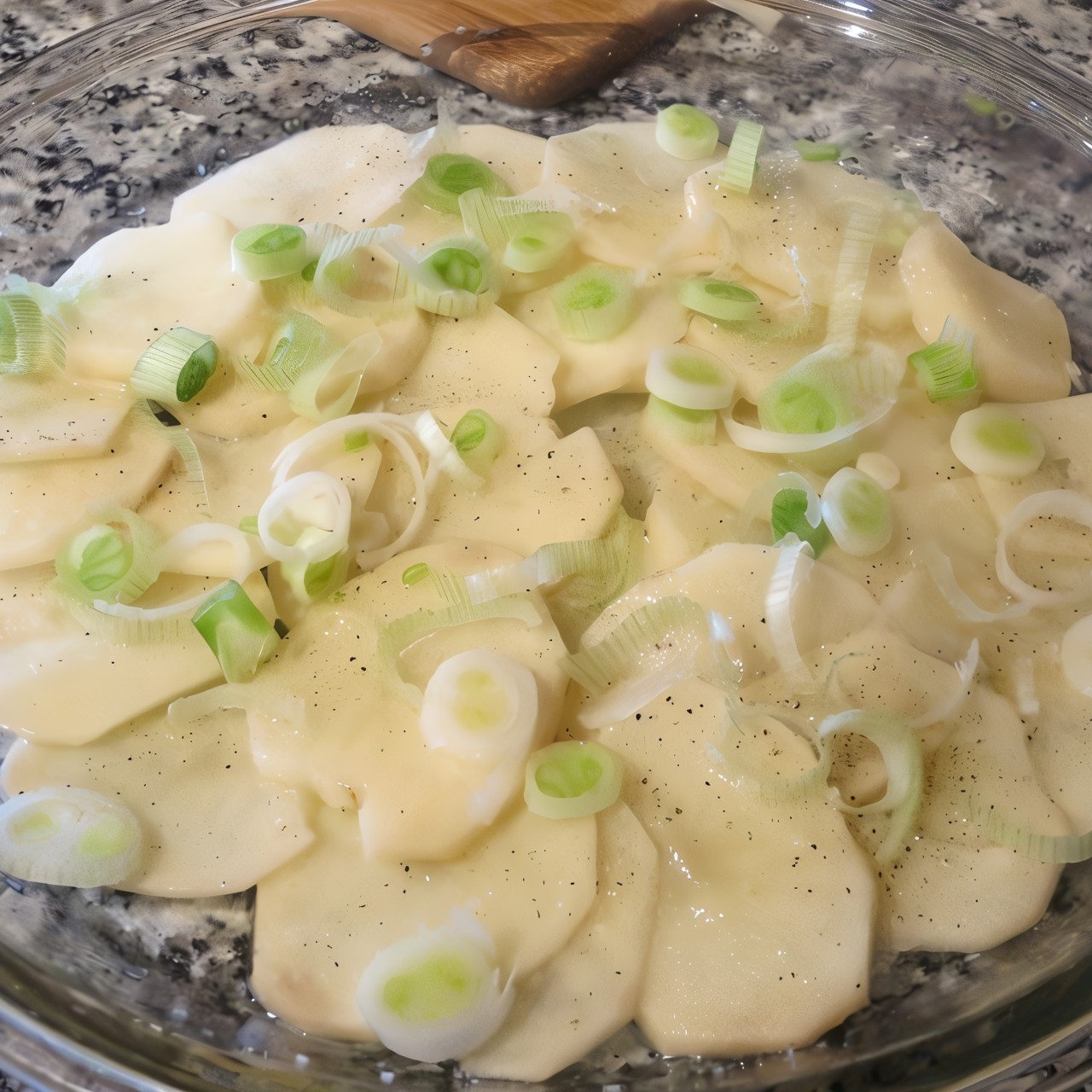 Картофель со сливочным маслом и чесноком в микроволновке