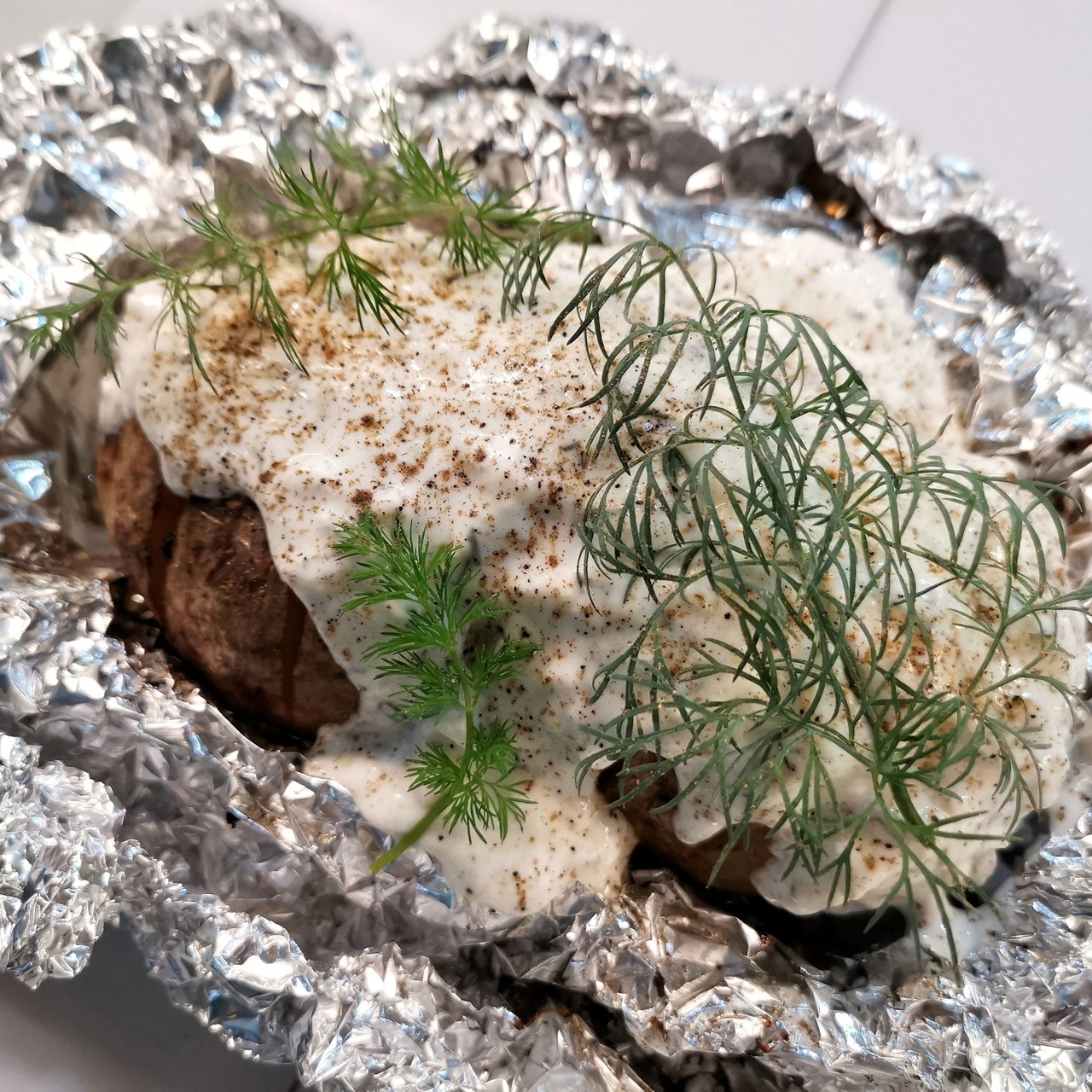 Картофель в фольге