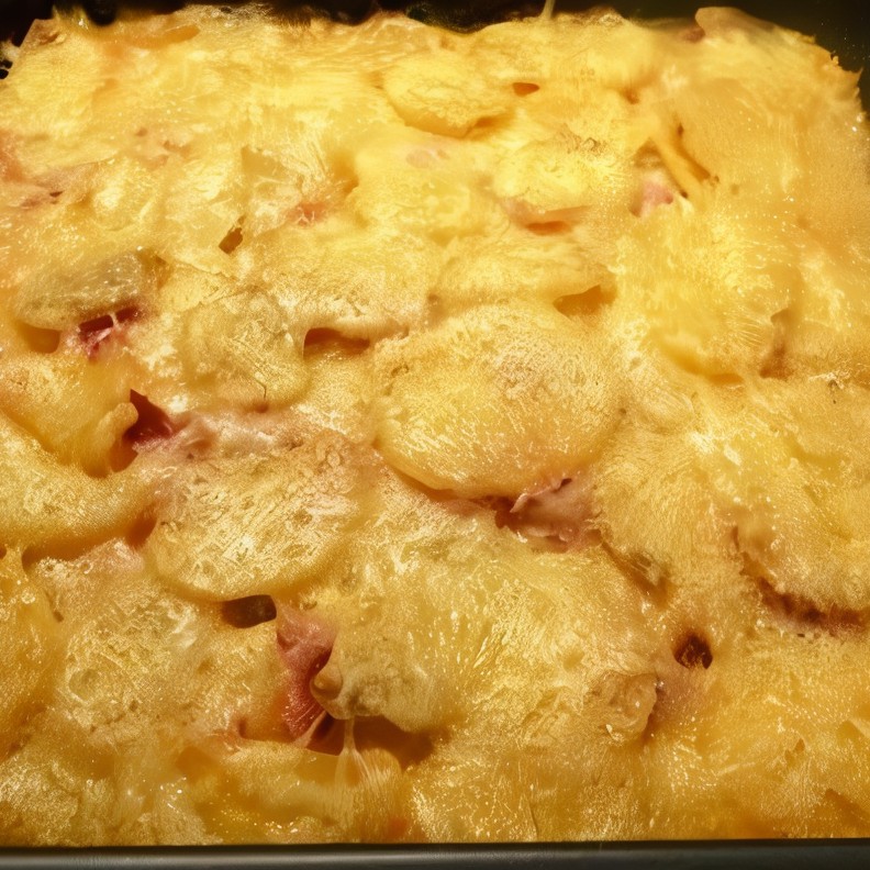 Картофель, запеченный с сыром