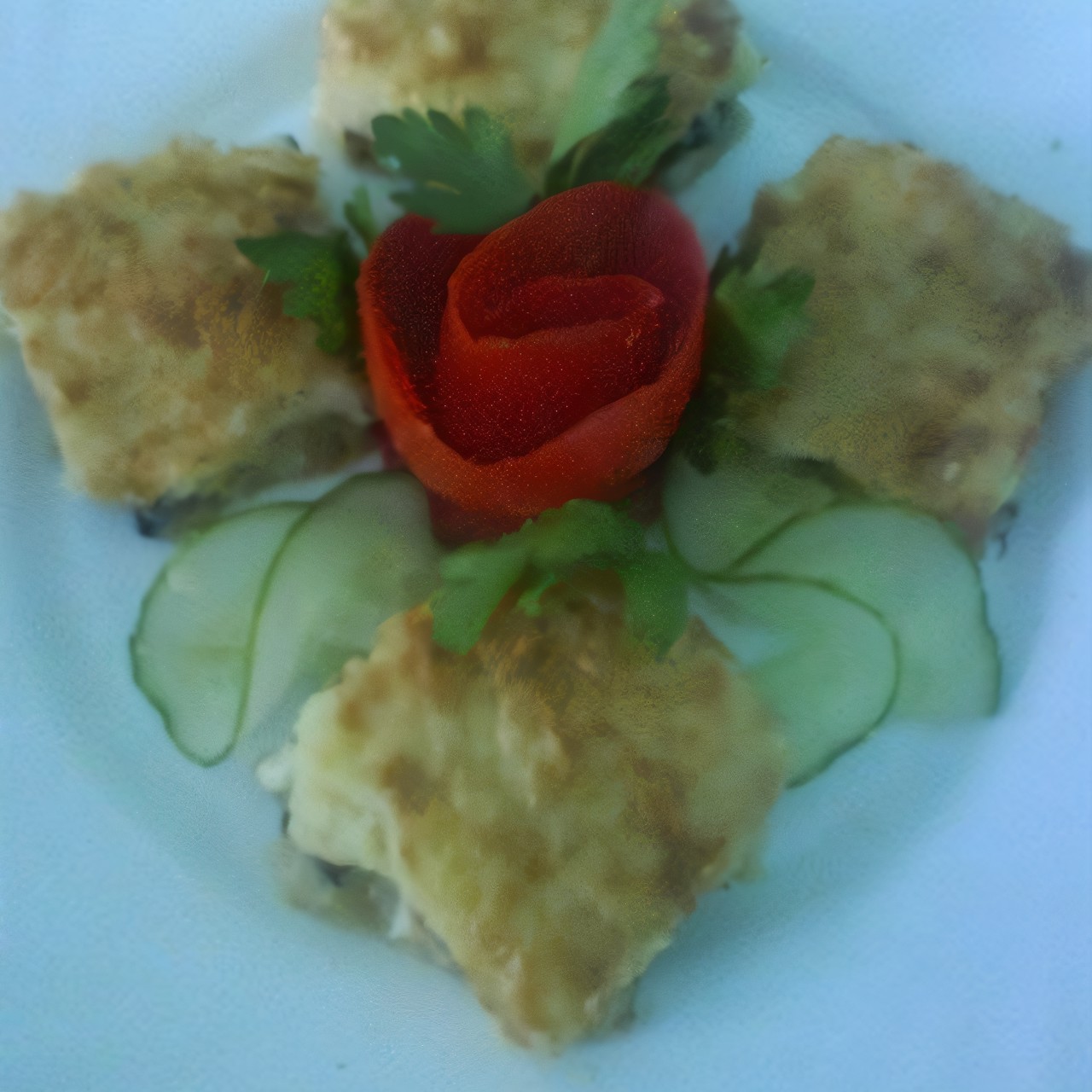 Картофельная запеканка с овощами