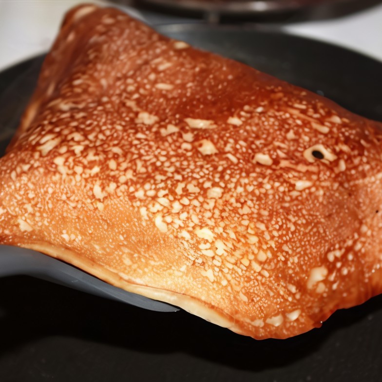 Картофельные блинчики с кервельным соусом