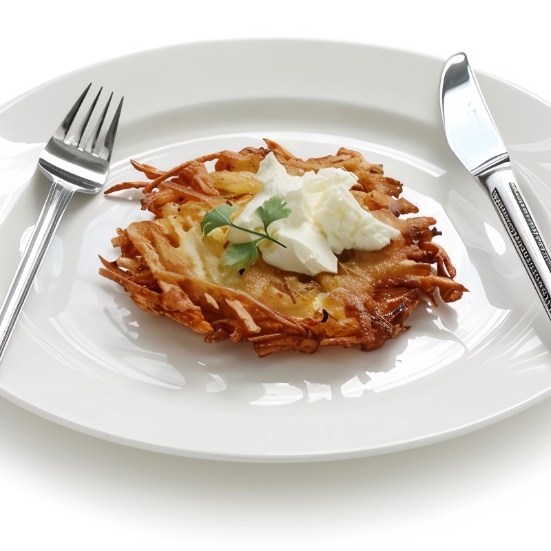 Картофельные драники с репой