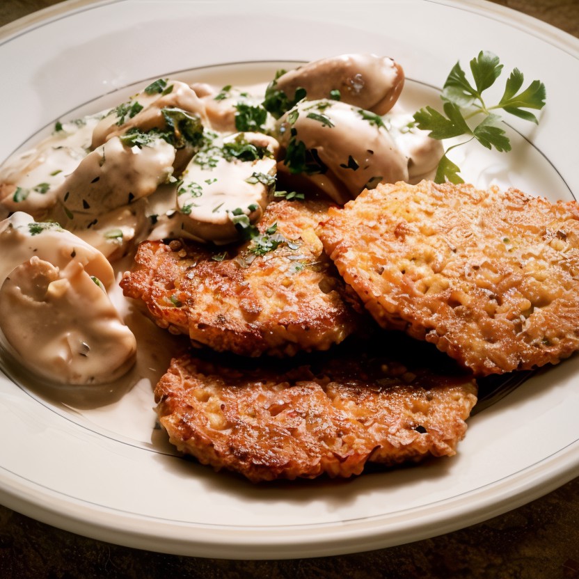 Картофельные оладьи с тыквой баттернат