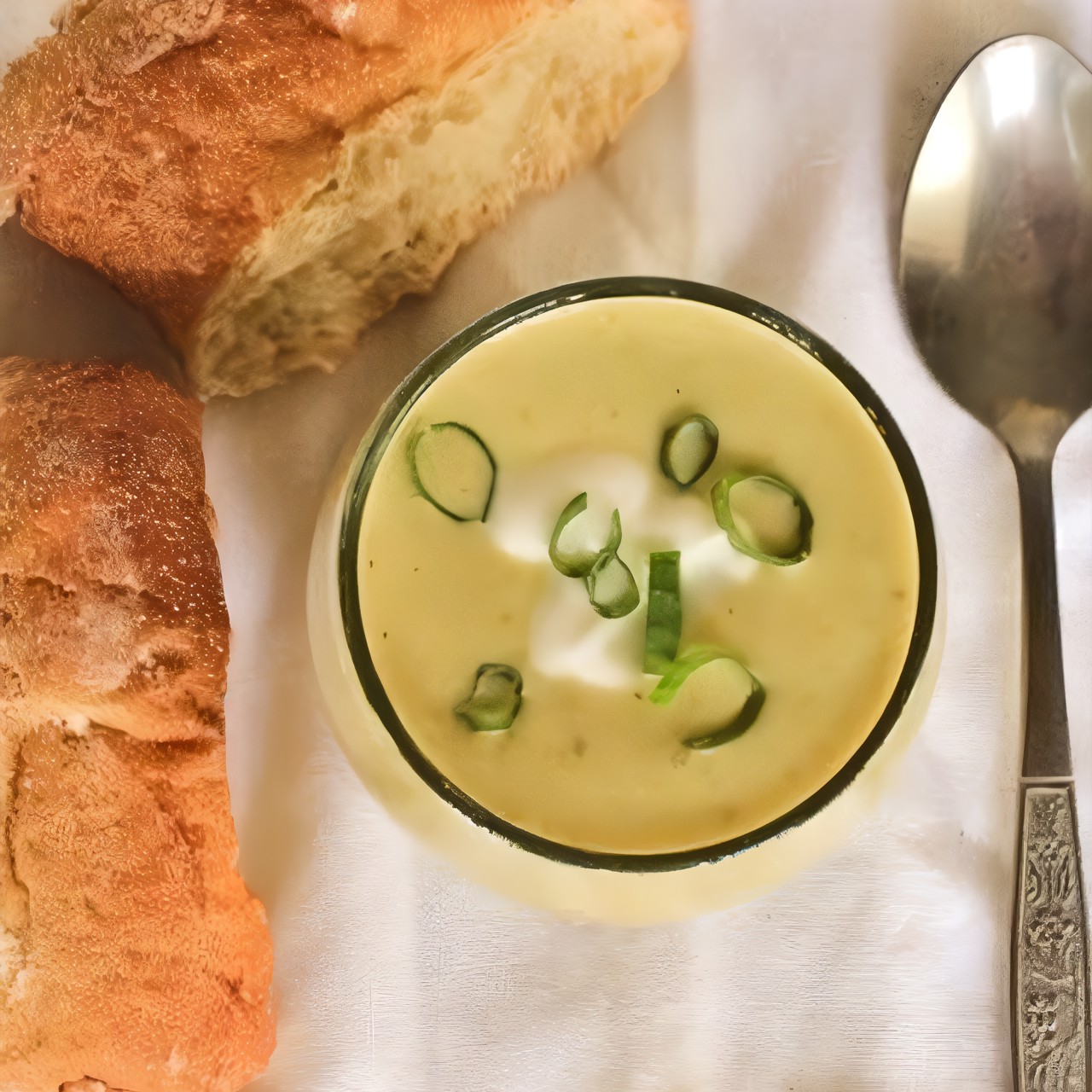 Картофельно-кабачковый суп-пюре