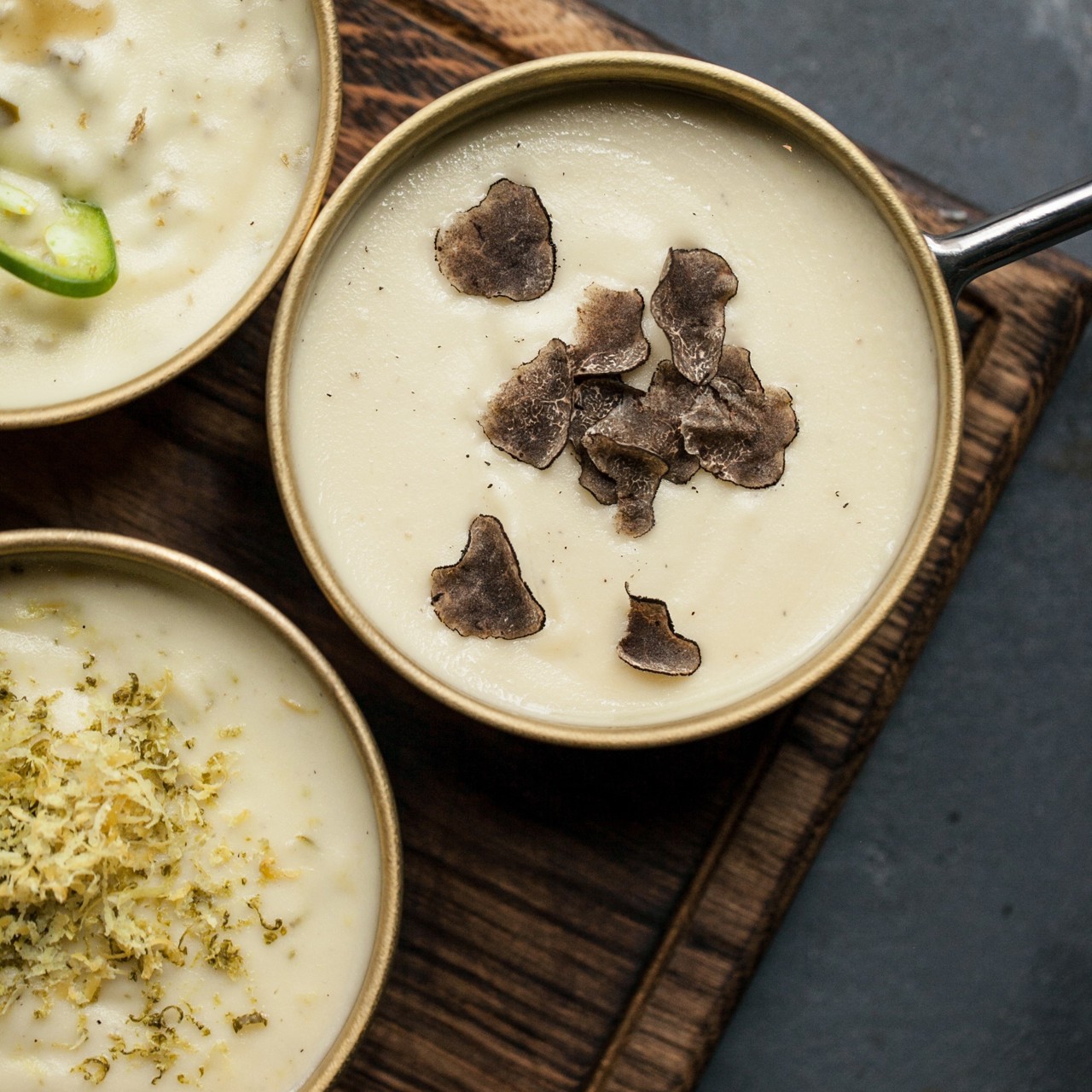 Картофельное пюре c трюфельным маслом