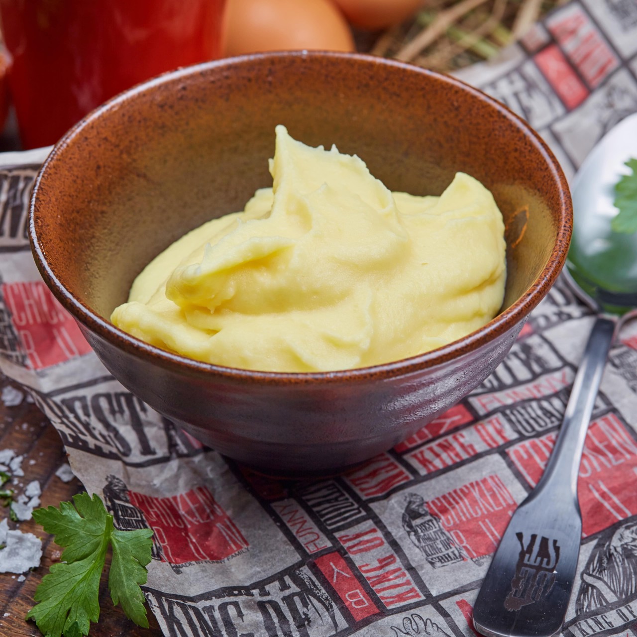 Картофельное пюре с песто