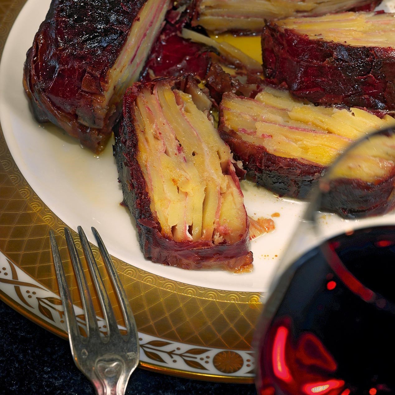 Картофельный мильфей