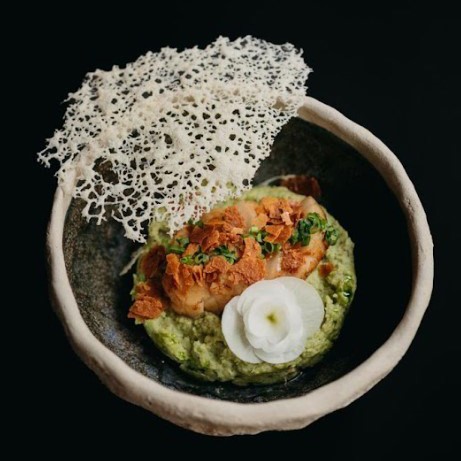 Каша из бобов эдамамэ