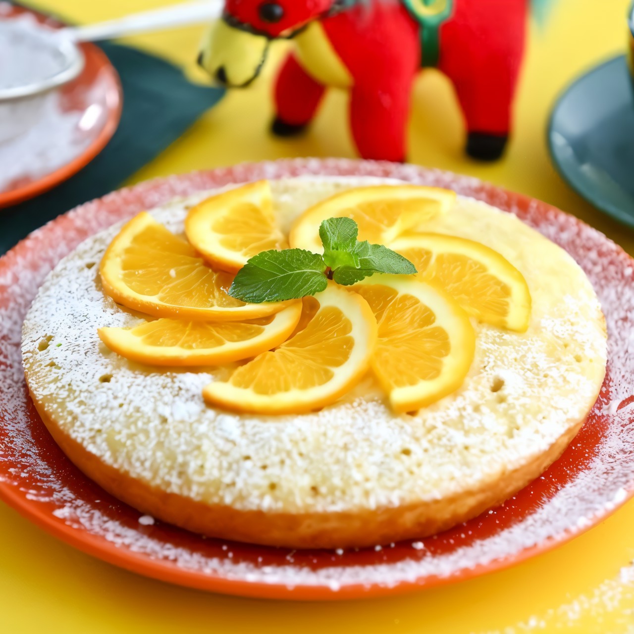 Кекс с апельсиновым соком