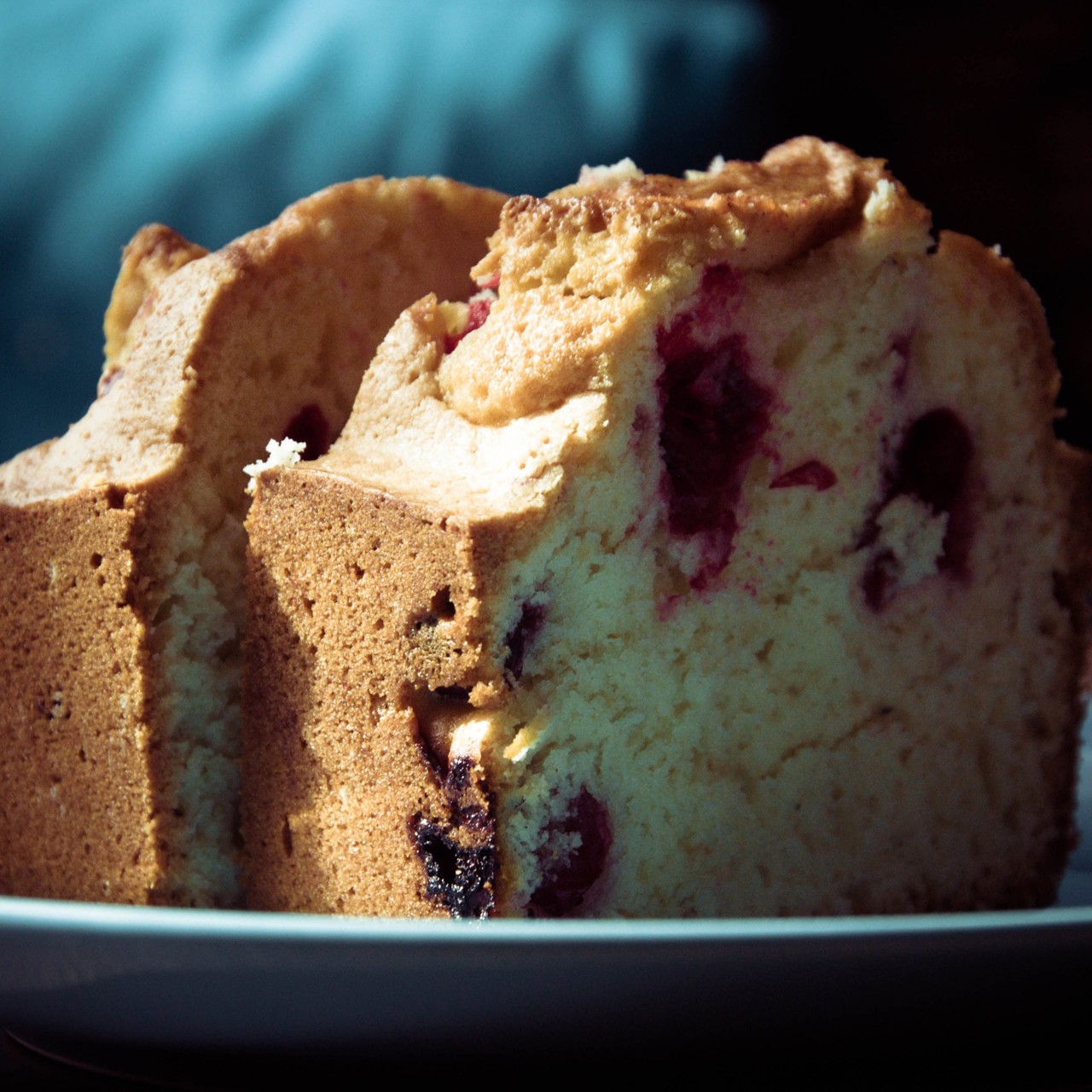 Кекс с клюквой