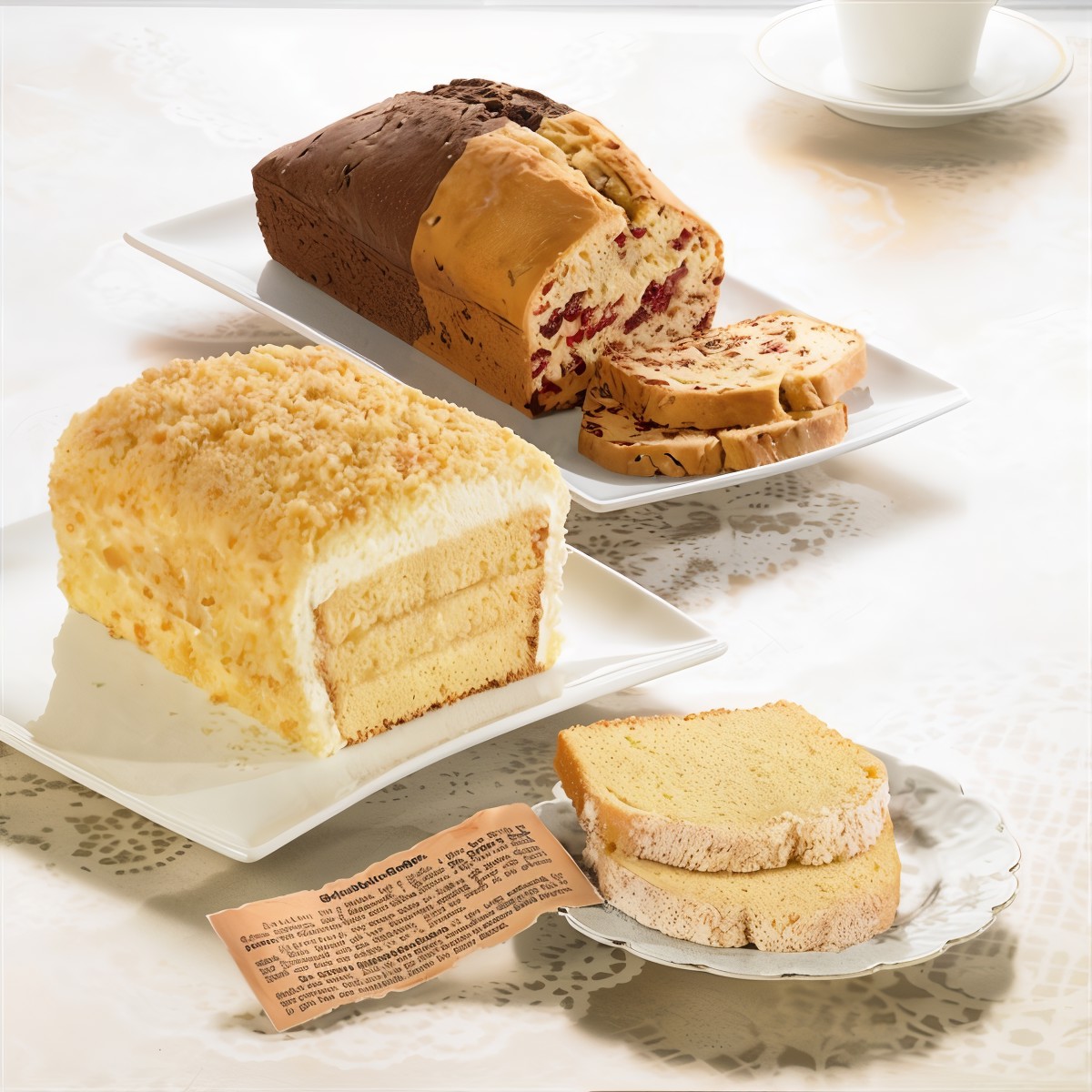 Кекс с лимонной цедрой