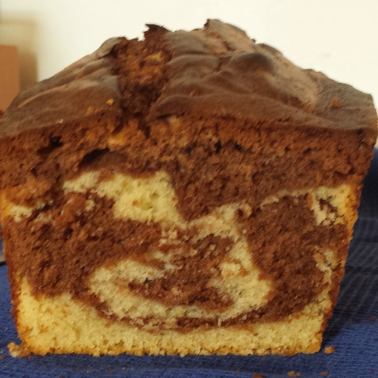 Кекс с нутеллой и кокосовым молоком