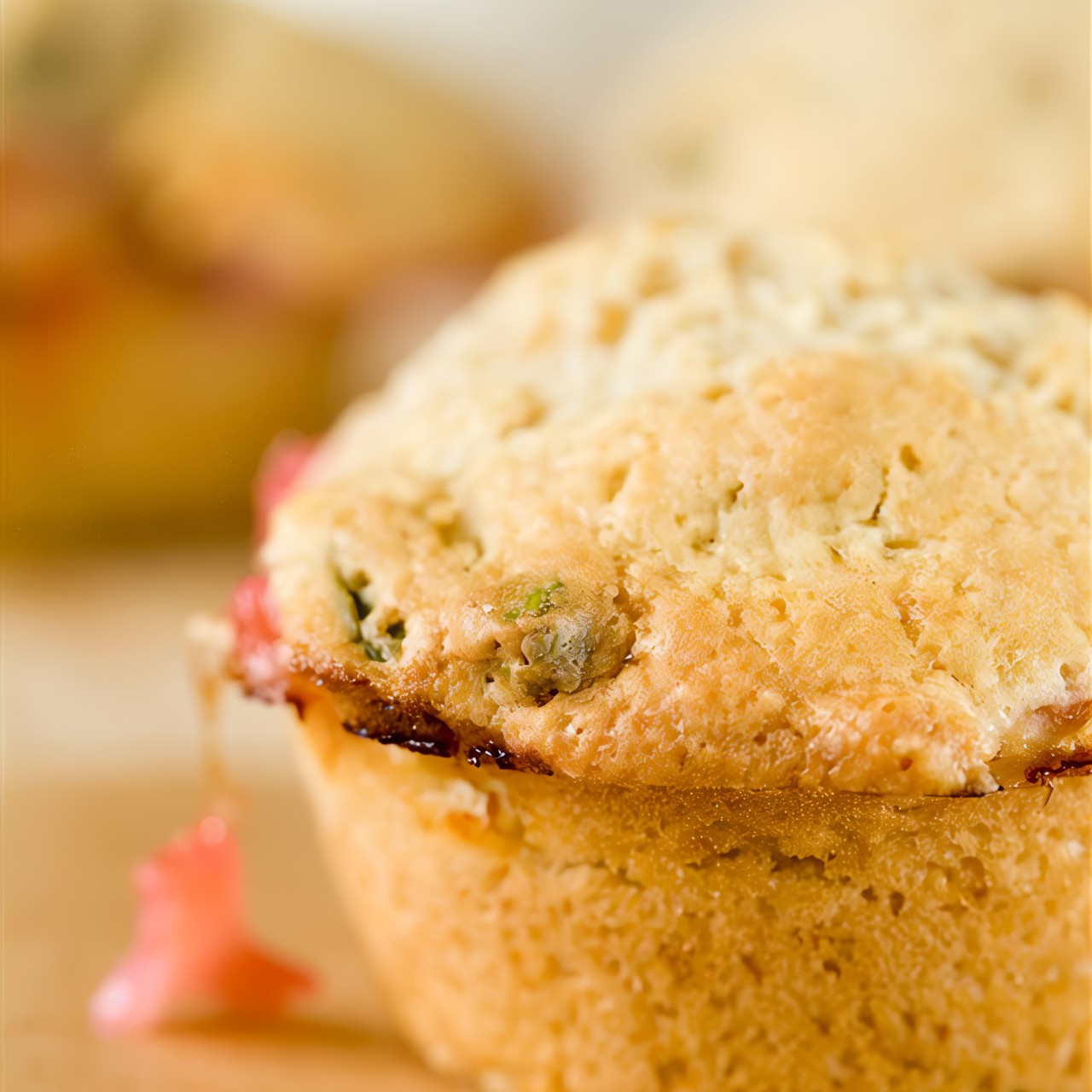 Кекс с ревенем