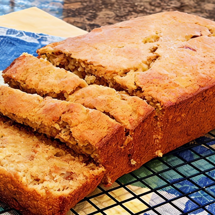 Кекс с вареньем и сметаной