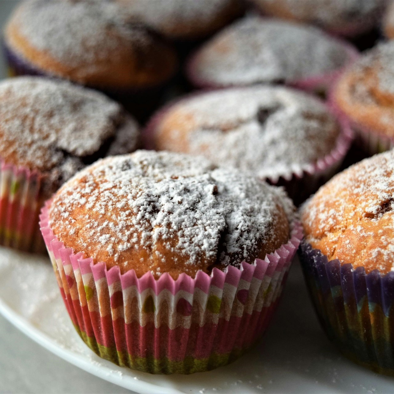 Кексы с джемом внутри