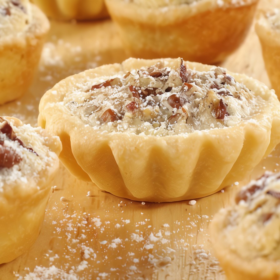 Кексы с грецкими орехами и крыжовником