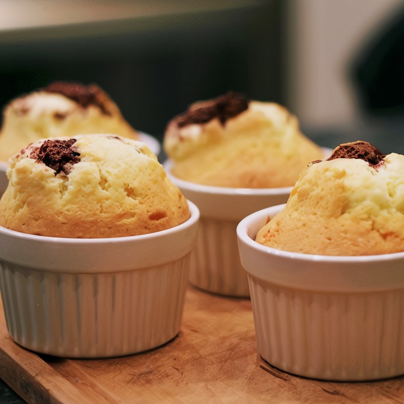 Кексы «Столичные» с шоколадом