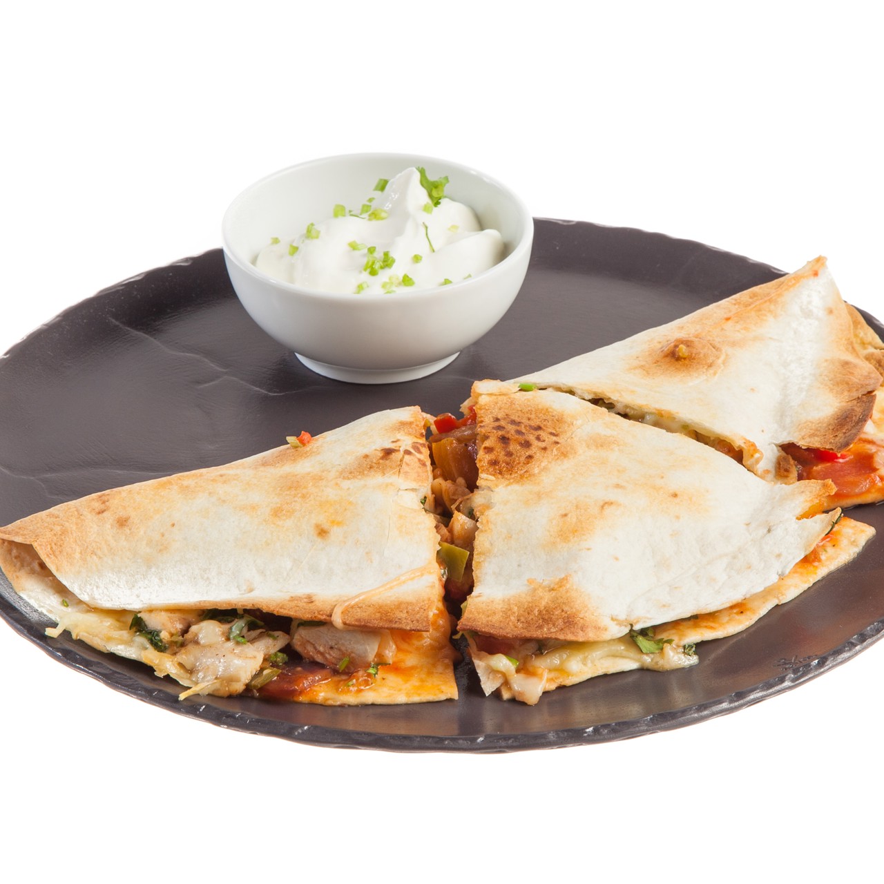 Кесадилья с курицей