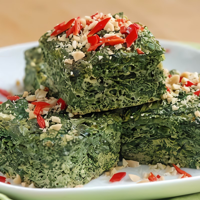 Кюкю с зеленью