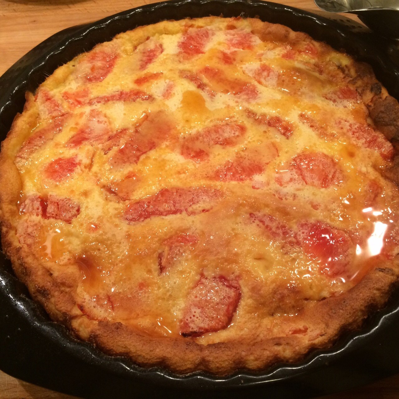 Клафути с грейпфрутами