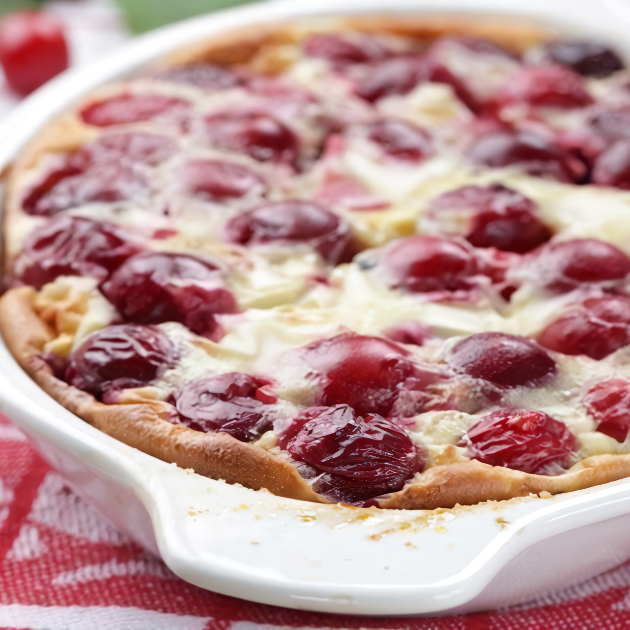 Клафути с вишней по-французски