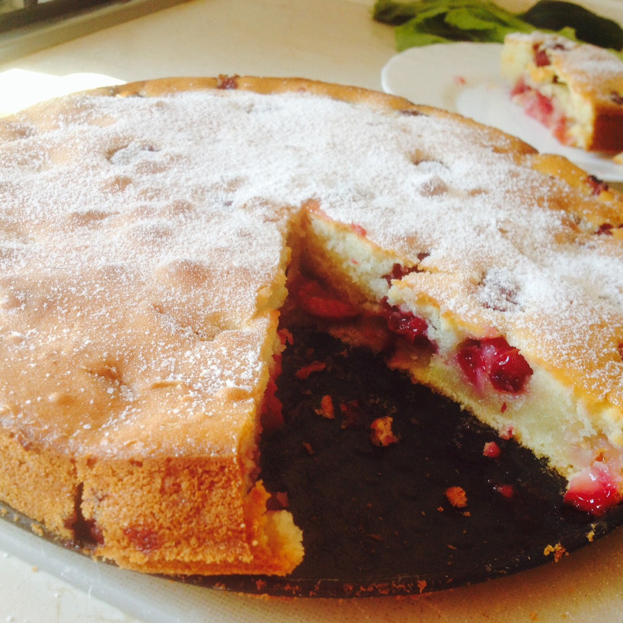 Клафути с вишней