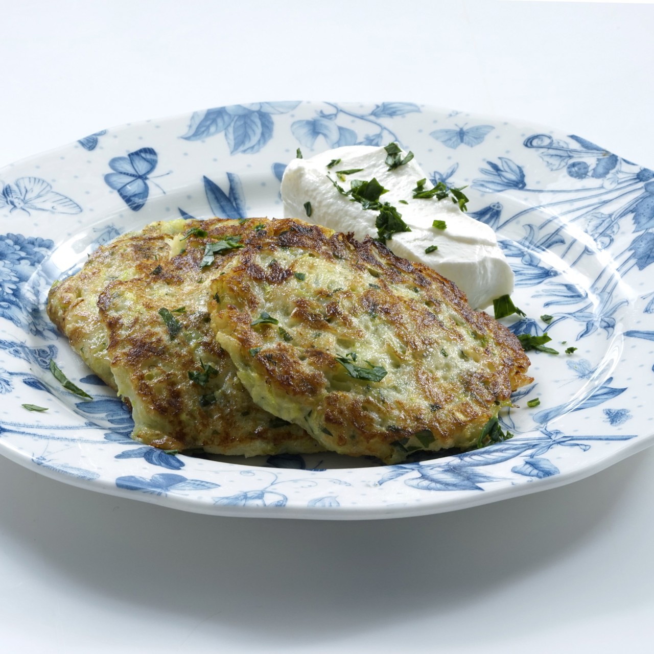 Классические оладьи из кабачков