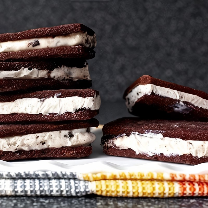 Классический сэндвич-мороженое