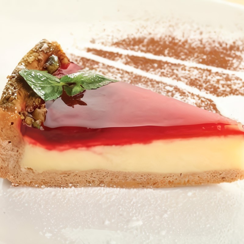 Клубничный чизкейк с безе