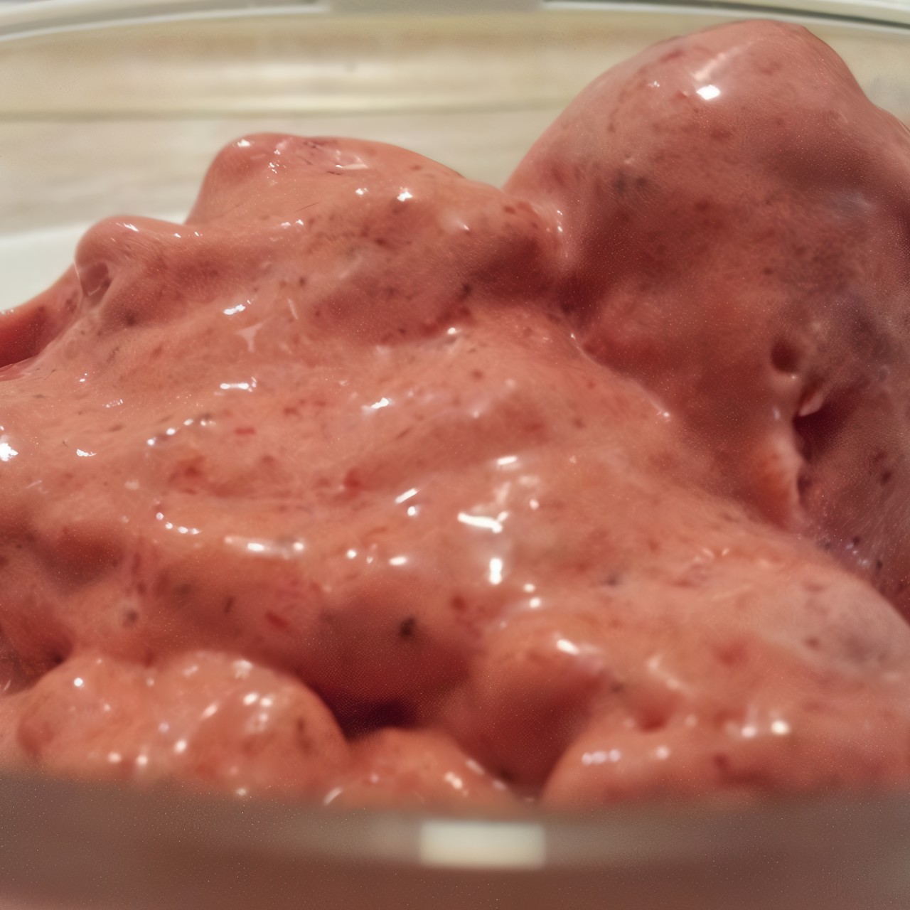 Клубничный десерт с медом